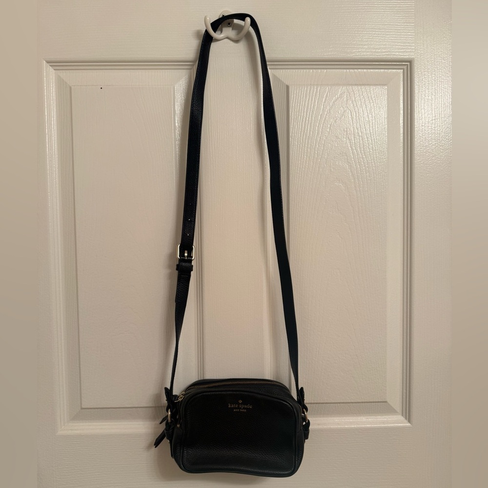 Kate Spade Black Leather Shoulder Bag